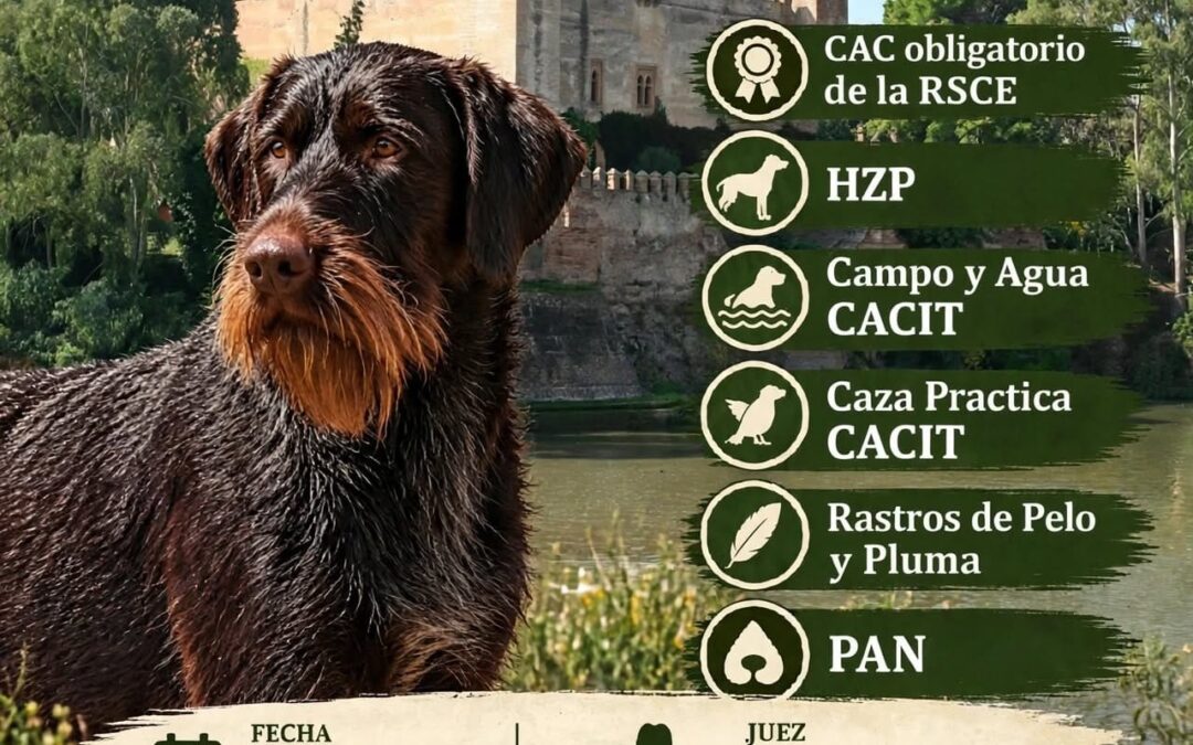 Monfráfica A (CAC) 2026. Drahthaar y Pachones.  Malpica de Tajo(Toledo) 7 y 8 de Noviembre.
